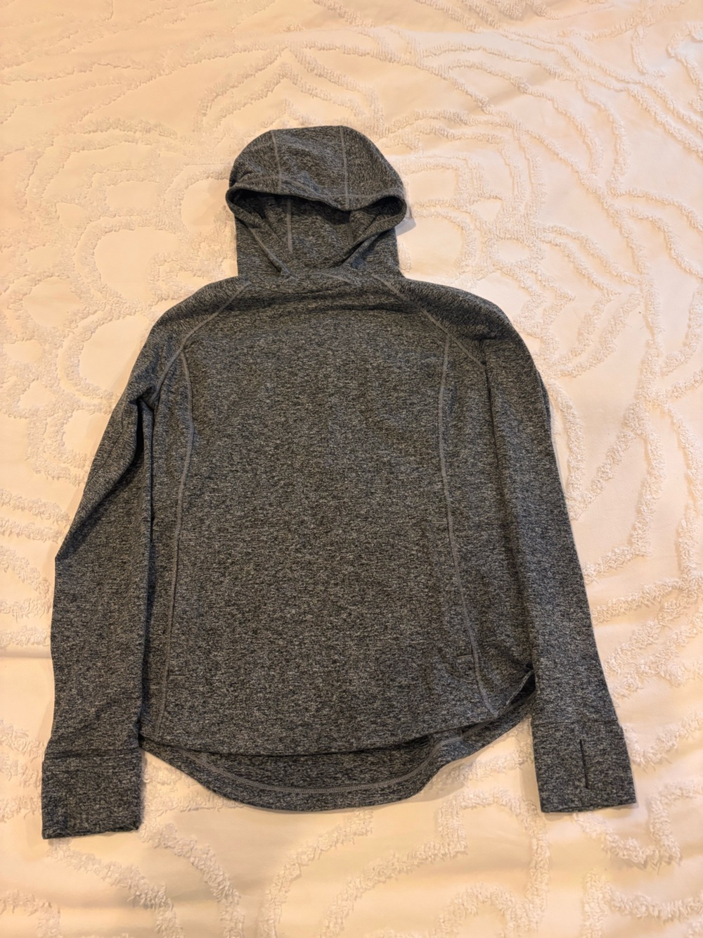 Duluth Trading Co Gray Hooded Women's Pullover